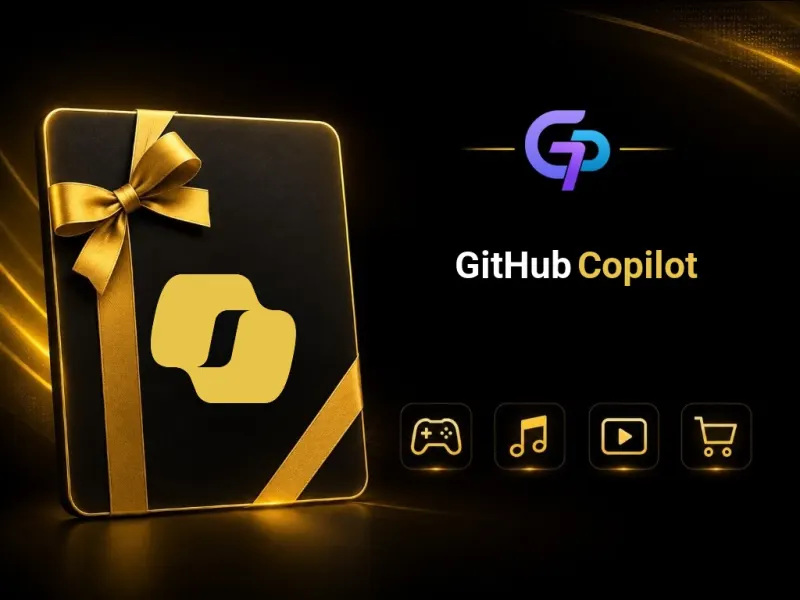 تصویر اشتراک گیت‌هاب کوپایلوت (GitHub Copilot)