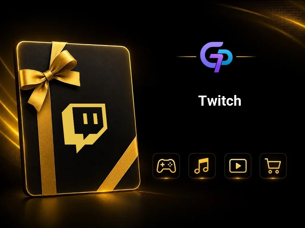 تصویر گیفت کارت Twitch — بازی و گیمینگ
